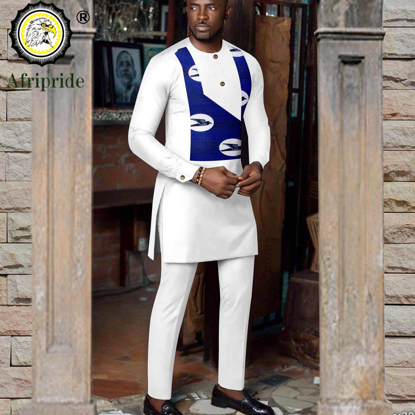 Men Formal Party Wear Shirt - Dashiki Męskie afrykańskie ubrania Plus Size