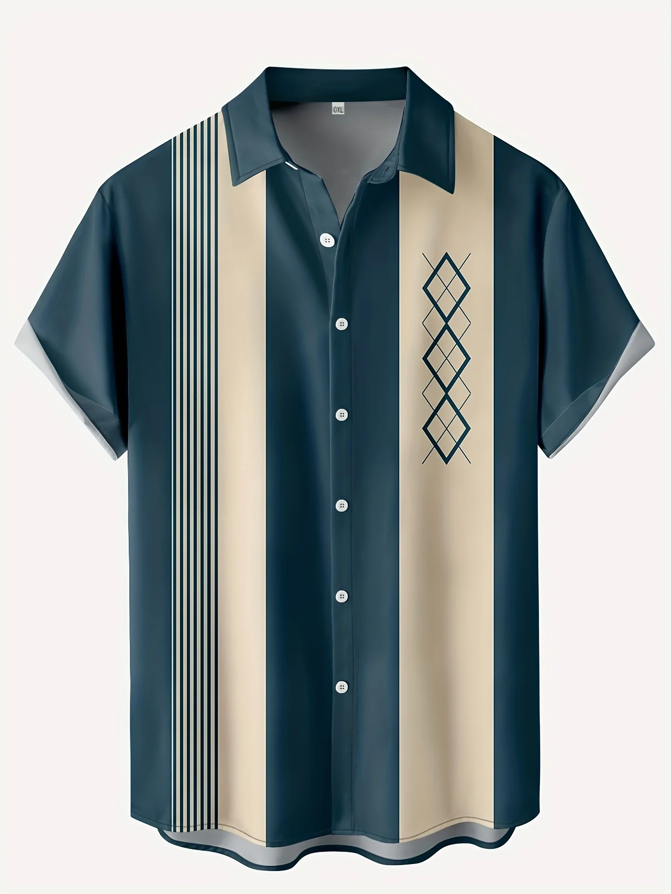 Koszula męska w stylu retro z  – Men Formal Party Wear Shirt recenzja i cena