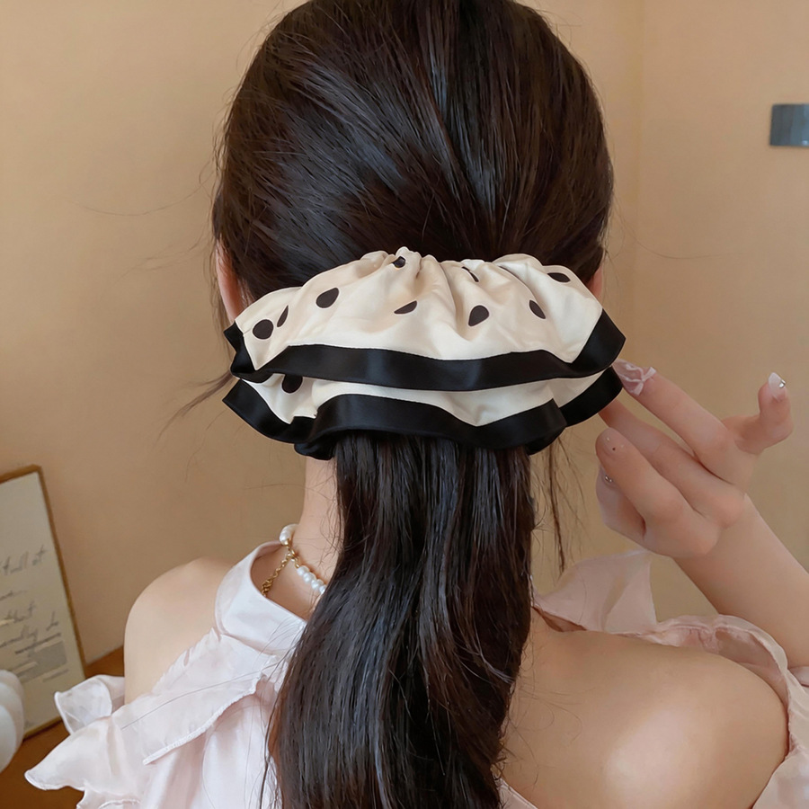 Czarne Białe Satynowe Gumki do – Satin Bow Tie recenzja i cena