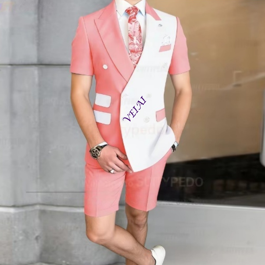 Letni męski dwuczęściowy zesta – Formal Wear For Men In Wedding recenzja i cena