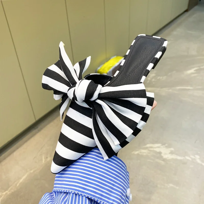 Damskie sandały z dużą kokardą – Satin Bow Tie recenzja i cena
