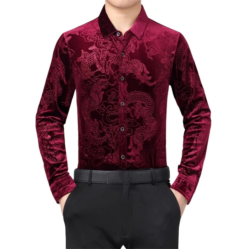 Męska koszula z długim rękawem – Men Formal Party Wear Shirt recenzja i cena
