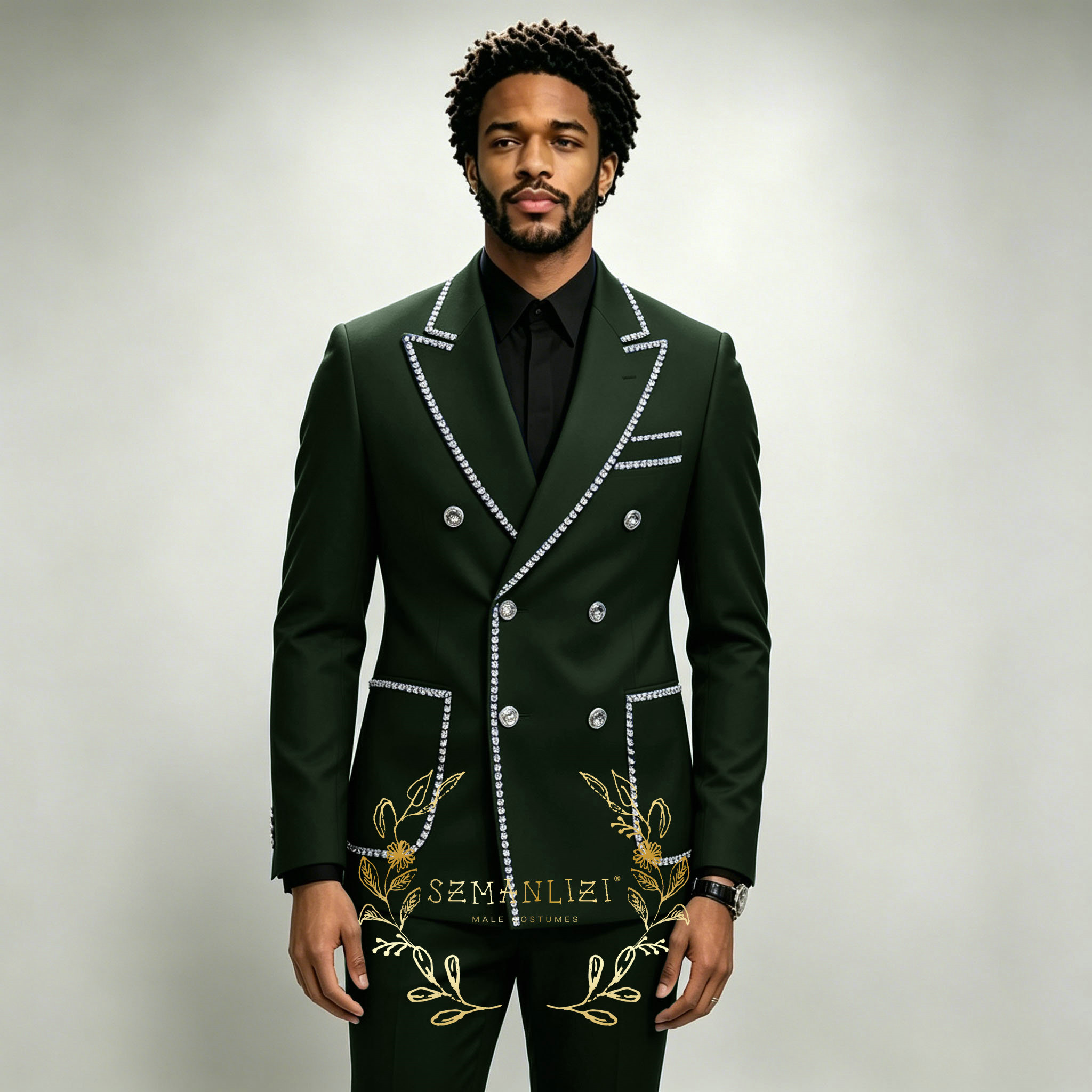 Luksusowe męskie garnitury 2-c – Formal Wear For Men In Wedding recenzja i cena