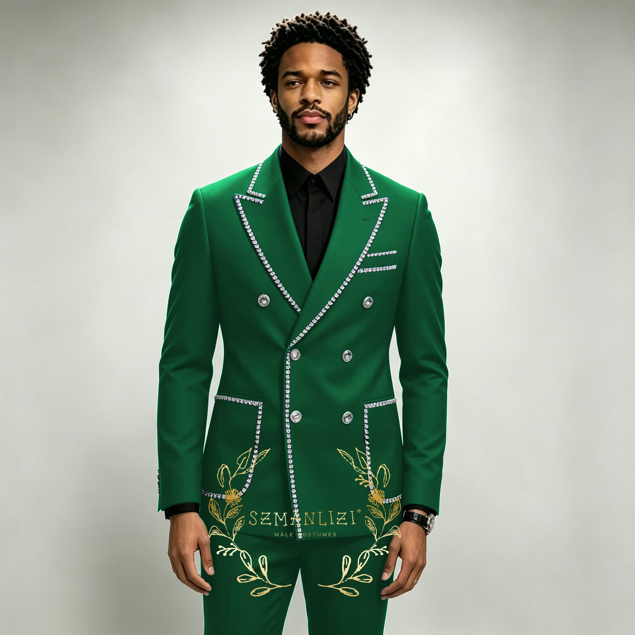 Luksusowe męskie garnitury 2-c – Formal Wear For Men In Wedding recenzja i cena