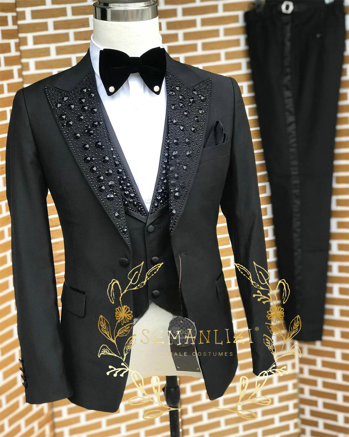 Czarne garnitury męskie Luksus – Formal Wear For Men In Wedding recenzja i cena