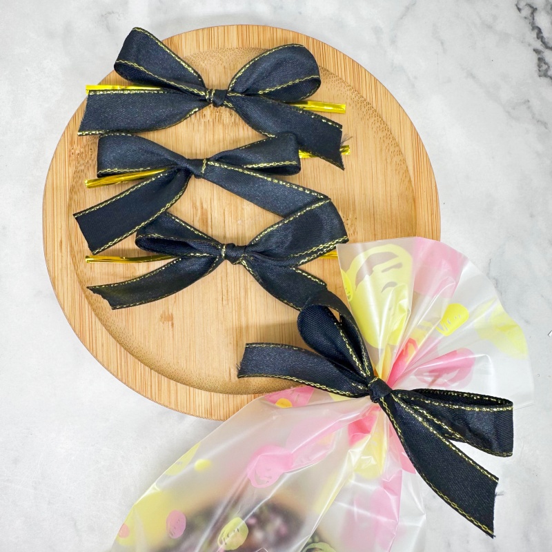 20 szt. Czarne satynowe kokard – Satin Bow Tie recenzja i cena