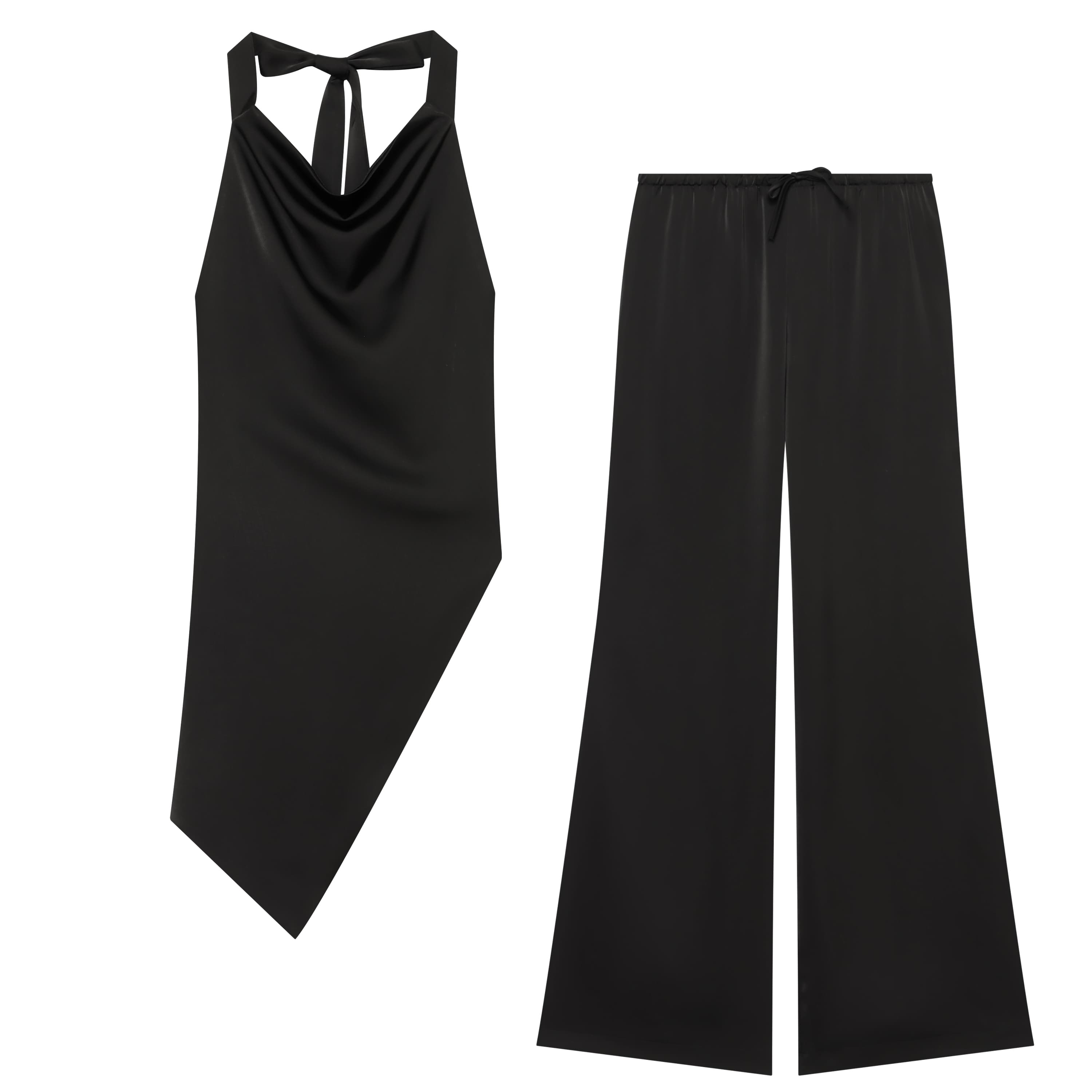 Damski satynowy dwuczęściowy k – Satin Bow Tie recenzja i cena