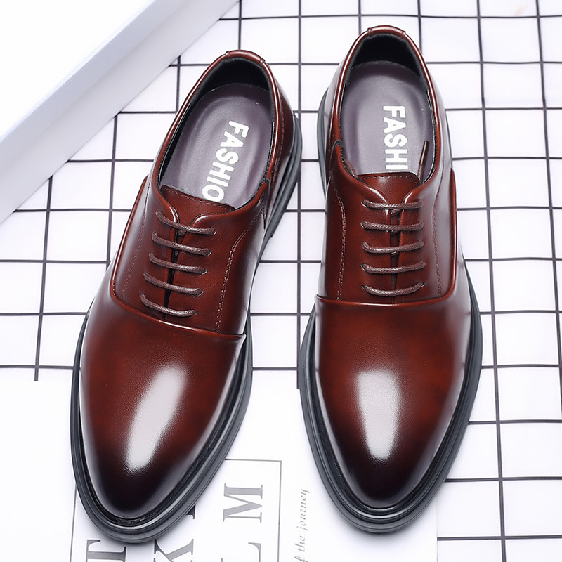Męskie Eleganckie Oksfordy Wiz – Formal Wear For Men In Wedding recenzja i cena