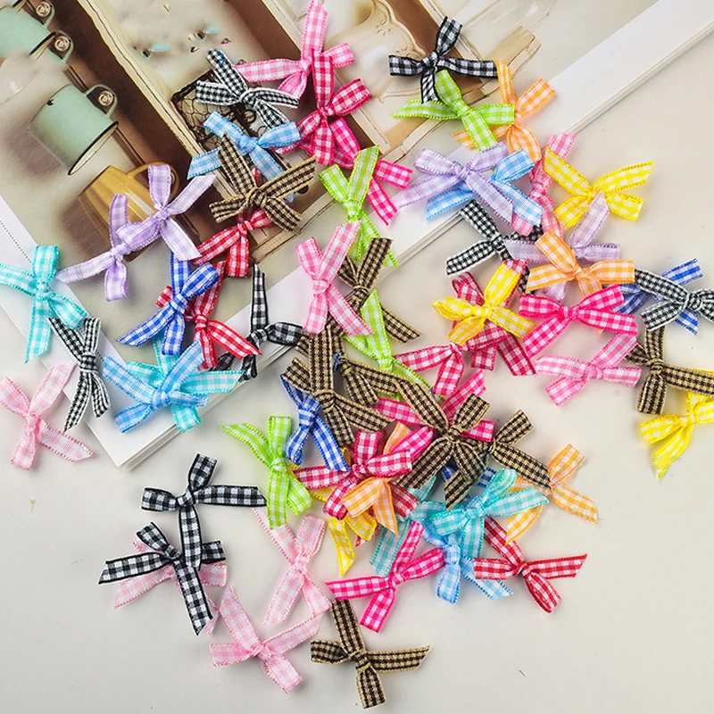 100Pcs Mini kokardka wstążka k – Satin Bow Tie recenzja i cena