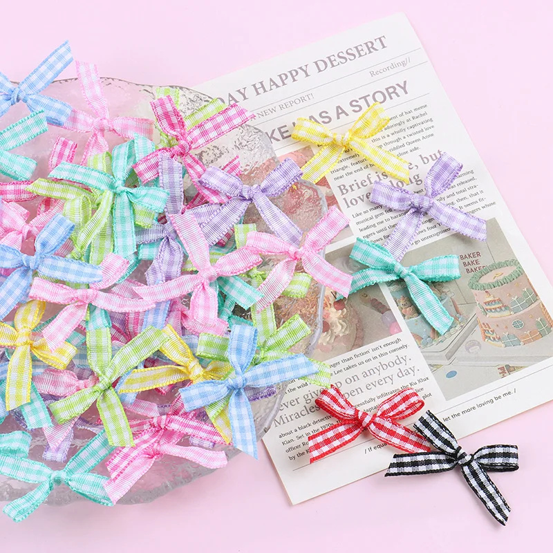 100Pcs Mini kokardka wstążka k – Satin Bow Tie recenzja i cena