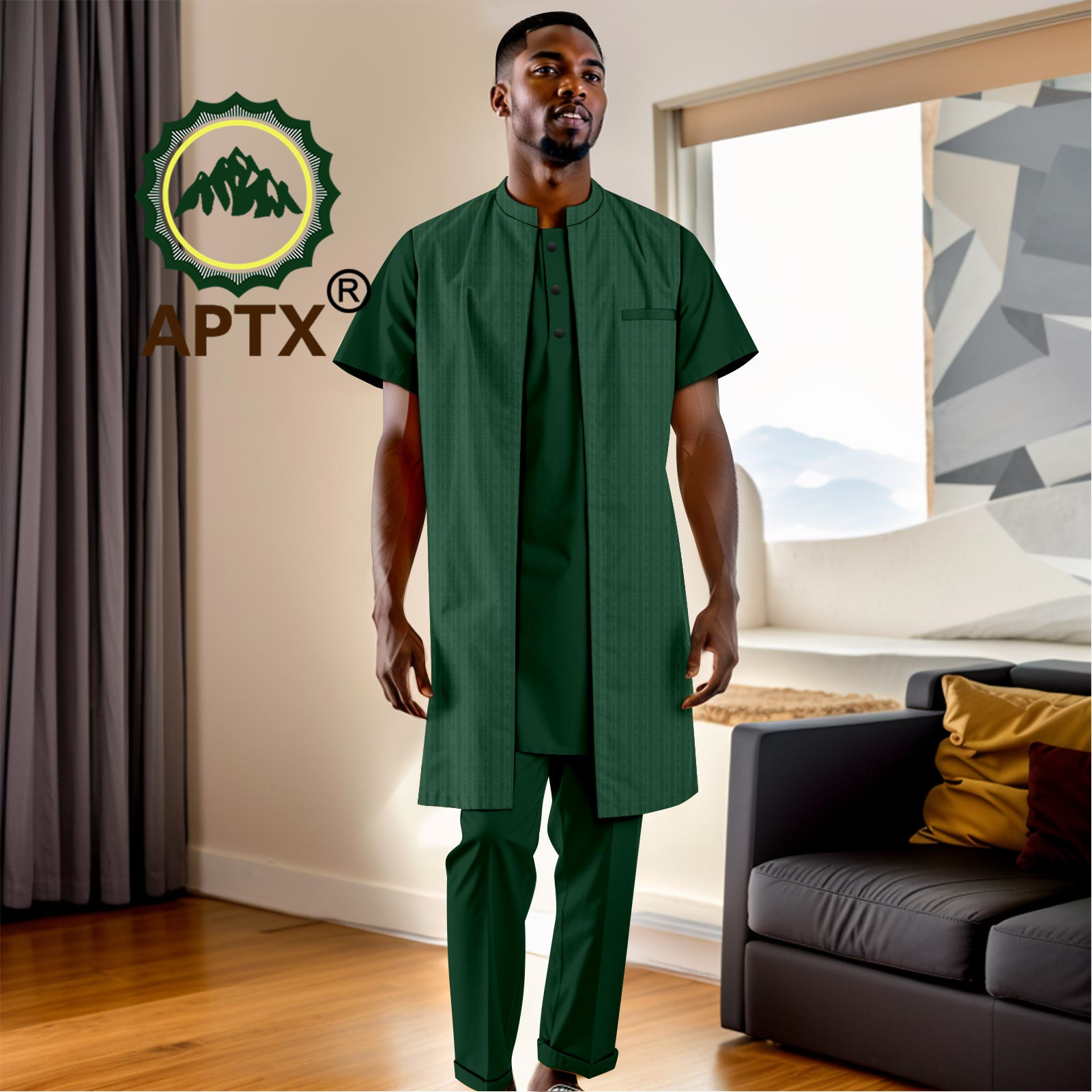 Afrykańskie ubrania męskie Tra – Men Formal Party Wear Shirt recenzja i cena