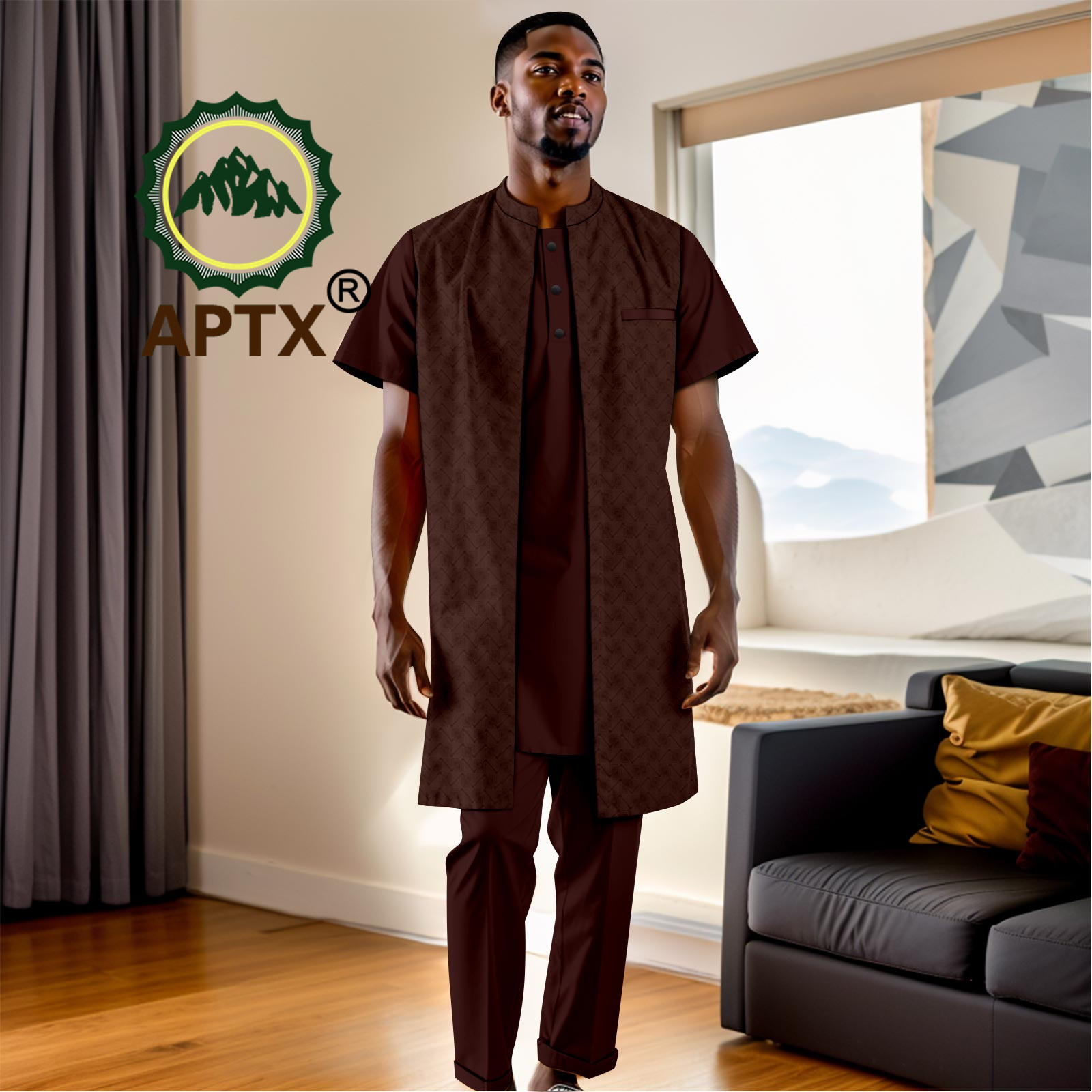 Afrykańskie ubrania męskie Tra – Men Formal Party Wear Shirt recenzja i cena
