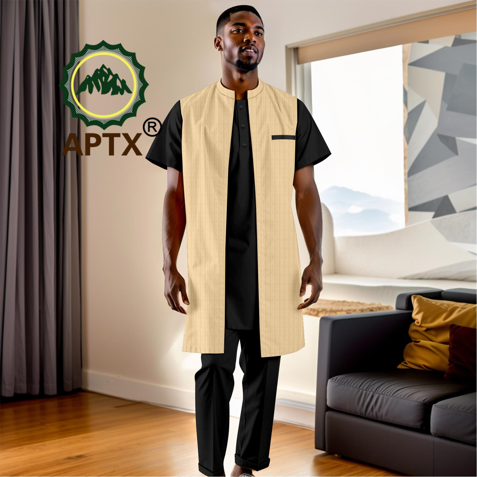 Afrykańskie ubrania męskie Tra – Men Formal Party Wear Shirt recenzja i cena