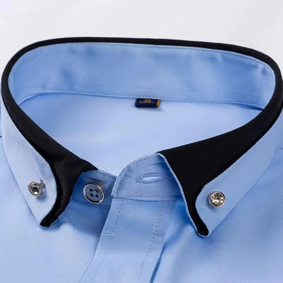 Nowa męska koszula modna, eleg – Men Formal Party Wear Shirt recenzja i cena