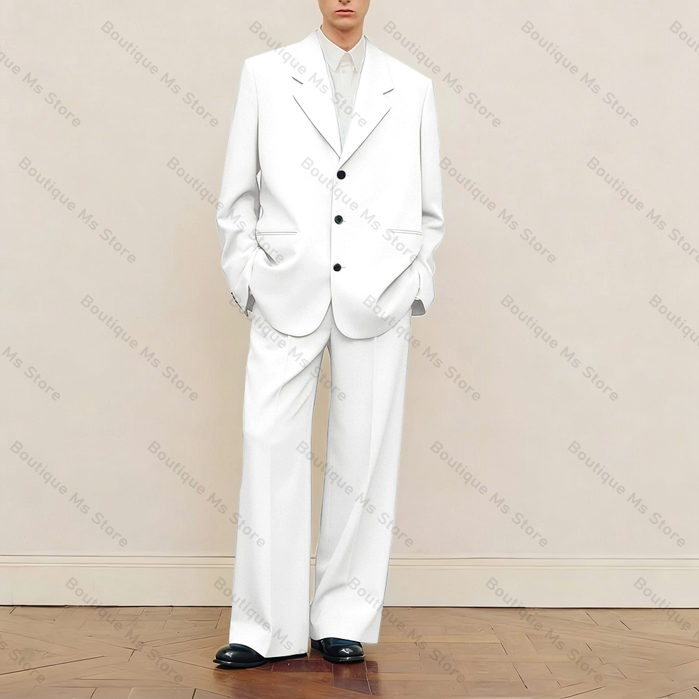 Męski czarny garnitur oversize – Formal Wear For Men In Wedding recenzja i cena