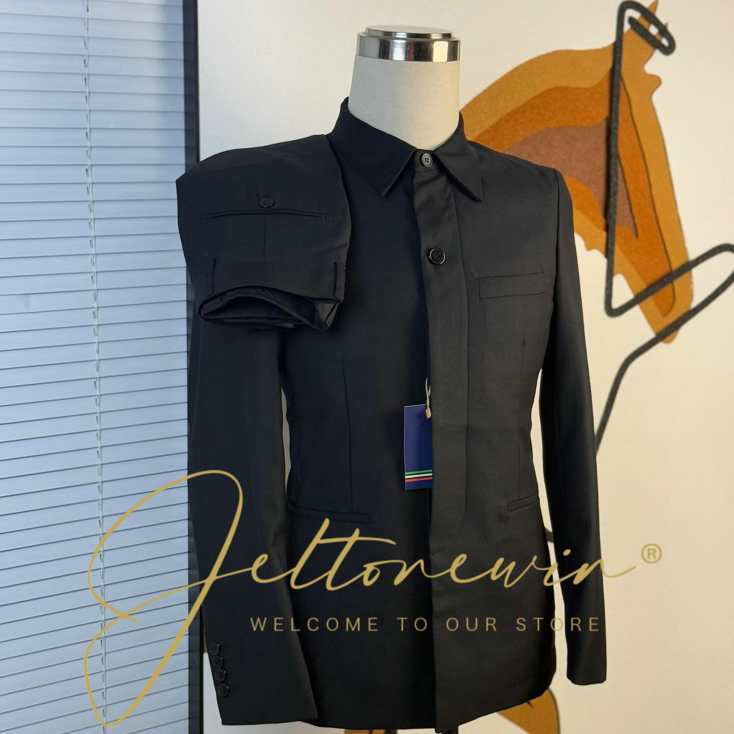 Męska marynarka w kolorze turk – Men Formal Party Wear Shirt recenzja i cena
